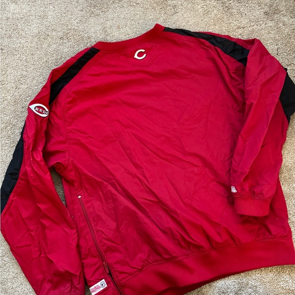 #26 CINCINNATI REDS windbreaker (STITCHES) size large baseball pullover - Picture 11 of 13